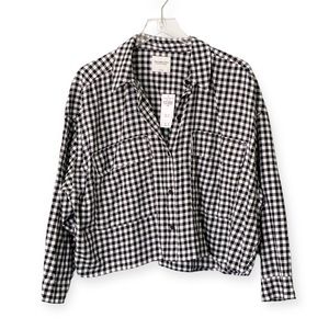 ABERCROMBIE & FITCH gingham shirt NWT